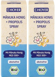 Hoyer Manuka Honig und Propolis Spray Bio alkoholfrei 20 ml – Bild 1 von 2