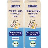 Produktbild von Hoyer Manuka Honig und Propolis Spray Bio alkoholfrei 20 ml