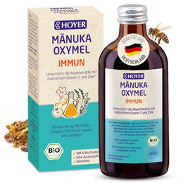 Hoyer Mānuka Oxymel Immun Bio mit Mānuka Honig MGO 300+ 200 ml – Bild 1 von 3