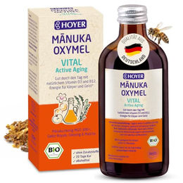 Hoyer Mānuka Oxymel Vital Active Aging BIO 20-Tage-Kur für Senioren Flüssig – Bild 1 von 3