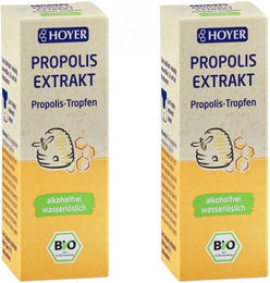 HOYER Propolis Extrakt Bio alkoholfrei wasserlöslich Tropfen 30 ml – Bild 1 von 1