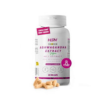 Produktbild von HSN Ashwagandha-Extrakt Shoden 240 mg mit 84 mg Withanolid-Glykosiden 60 vegetarische Kapseln Vegan Glutenfrei