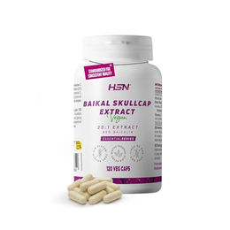 HSN Baicalin Scutellaria baicalensis Extrakt 500 mg pro Tagesdosis 120 Kapseln vegan ohne Zusatzstoffe – Bild 1 von 2