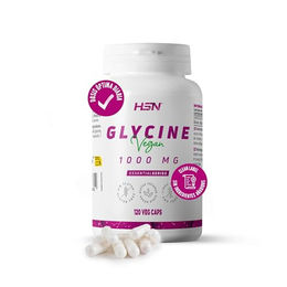 HSN Glycin 120 Pflanzliche Kapseln mit 3000 mg L-Glycin pro Tagesdosis vegan und glutenfrei – Bild 1 von 1