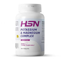 Produktbild von HSN Kalium & Magnesium Complex Citrat Tabletten 120 Stück Vegan und Glutenfrei für Sportler