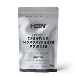HSN Kreatin Monohydrat Mikronisiert Pulver 1 kg vegan glutenfrei laktosefrei und ohne Zusatzstoffe – Bild 1 von 3