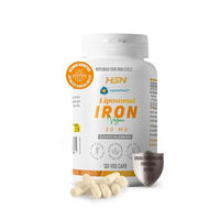 Produktbild von HSN Liposomales Eisen 30 mg LipoCellTech mit 120 pflanzlichen Kapseln vegan und glutenfrei