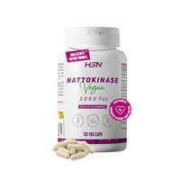 Produktbild von HSN Nattokinase 20 000 FU/g Vegan 120 Pflanzliche Kapseln Glutenfrei