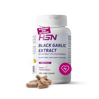 Produktbild von HSN Schwarzer Knoblauch 10:1 Extrakt mit Vitamin B1 und B12, 120 vegane Kapseln, glutenfrei und ohne Gentechnik