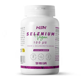 HSN Selen Selenmethionin 100 mcg 120 pflanzliche Kapseln vegan glutenfrei laktosefrei – Bild 1 von 1
