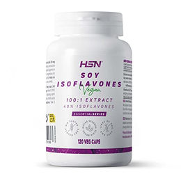 HSN Soja-Isoflavone 150 mg mit 40% Isoflavonen 120 Veggie-Kapseln vegan glutenfrei laktosefrei – Bild 1 von 1