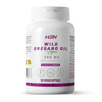 Produktbild von HSN Wildes Oreganoöl Kapseln mit 36 mg Carvacrol, 120 Pflanzenperlen, vegan und glutenfrei