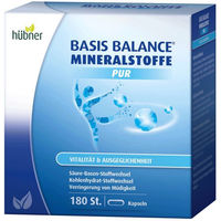 Produktbild von Hübner Basis Balance Mineralstoff-Komplex vegan vegetarisch 180 Kapseln