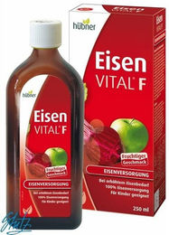 Hübner Eisen Vital F Flüssig Eisen Gluconat Vegan für Frauen – Bild 1 von 1