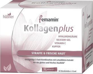 Hübner Femamin Kollagen Plusgel Beauty-Kollagen-Kombi laktosefrei 30 Sticks – Bild 1 von 1