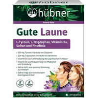 Produktbild von Hübner Gute Laune Tabletten mit L-Tryptophan 60 Stück