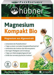 Hübner Magnesium Kompakt Bio Tabletten für Erwachsene und Kinder – Bild 1 von 1