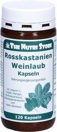 Hübner Naturarzneimittel Rosskastanie und Weinlaub Kräuter-Komplex Kapseln – Bild 1 von 2