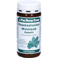 Produktbild von Hübner Naturarzneimittel Rosskastanie und Weinlaub Kräuter-Komplex Kapseln