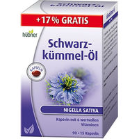 Produktbild von Hübner Schwarzkümmelöl Kapseln 105 Stück
