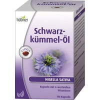 Produktbild von Hübner Schwarzkümmelöl Kapseln 90 Stück