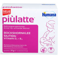 Produktbild von Humana Piulatte Stillbegleitung mit Bockshornklee und Vitaminen Pulver 77 g