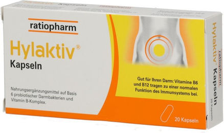Hylaktiv Kapseln von ratiopharm glutenfrei und laktosefrei – Bild 1 von 1