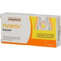 Produktbild von Hylaktiv Kapseln von ratiopharm glutenfrei und laktosefrei