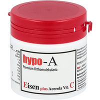 Produktbild von Hypo A Eisen Gluconat mit Acerola und Vitamin C Kapseln vegan vegetarisch 120 Stück