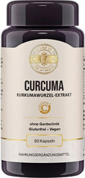 i-like-it-clean Curcumin Extrakt standardisiert vegan ohne Zusatzstoffe 90 Kapseln – Bild 1 von 3