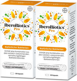 IberoBiotics Pro Bayer Vital vegane Kapseln laktosefrei und glutenfrei für Erwachsene sowie Schwangere und Stillende – Bild 1 von 1