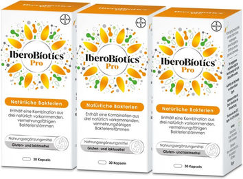 IberoBiotics Pro Proaktive Ergänzung mit Bakterienstämmen Vegan Laktosefrei Glutenfrei 90 Kapseln – Bild 1 von 1