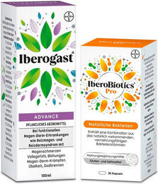 Iberogast Magen-Darm Set von Bayer Kapseln vegan glutenfrei laktosefrei zuckerfrei für Erwachsene – Bild 1 von 2
