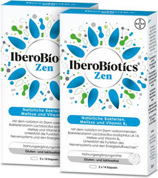 Iberogast Zen Kapseln mit Melisse und Vitamin B2 vegan laktosefrei glutenfrei für Erwachsene – Bild 1 von 1