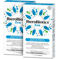 Produktbild von Iberogast Zen Kapseln mit Melisse und Vitamin B2 vegan laktosefrei glutenfrei für Erwachsene