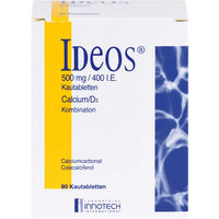 Produktbild von IDEOS Lutschtabletten von Laboratoire Innotech International 500 mg/400 I.E. 90 Stück