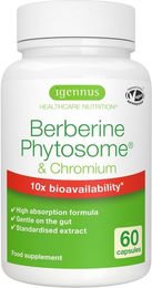 Igennus Berberin Phytosom 550 mg und Chrom Picolinat Kapseln ohne Zusatzstoffe – Bild 1 von 1