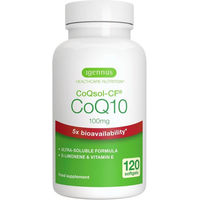 Produktbild von Igennus Coenzym Q10 100mg Ubiquinon mit Vitamin E und D-Limonen Kapseln 120 Stück ohne Zusatzstoffe
