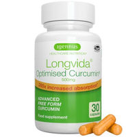 Produktbild von Igennus Curcumin Kapseln Longvida 500 mg hochdosiert vegan glutenfrei laktosefrei 30 Stück
