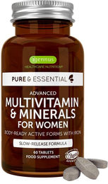 Igennus Hochdosiertes Methyliertes Multivitamin für Frauen Vegan 60 Tabletten – Bild 1 von 2