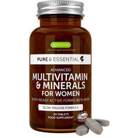 Produktbild von Igennus Hochdosiertes Methyliertes Multivitamin für Frauen Vegan 60 Tabletten