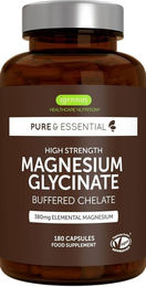 Igennus Magnesium Bisglycinat 380 mg elementares Magnesium Kapseln 180 Stück ohne Zusatzstoffe für Erwachsene – Bild 1 von 2