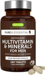 Igennus Methyliertes Multivitamin für Männer mit 21 aktiven Nährstoffen, vegan, 180 Tabletten – Bild 1 von 3
