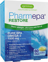 Igennus Pharmepa Restore Omega-3 rTG Fischöl mit 1000 mg EPA in Kapseln 60 Stück – Bild 1 von 2