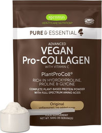 Igennus Vegan Kollagen Pulver mit Vitamin C und 21 Aminosäuren ohne Zusatzstoffe 500 g – Bild 1 von 2