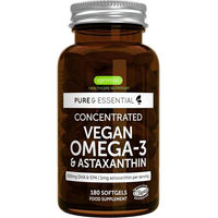 Produktbild von Igennus Vegan Omega-3 Algenöl mit Astaxanthin DHA & EPA Fettsäuren Kapseln