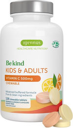 Igennus Vitamin C Lutschtabletten mit Calciumascorbat zuckerfrei für Kinder und Erwachsene – Bild 1 von 1