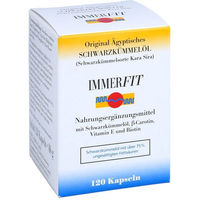 Produktbild von Immerfit Schwarzkümmelöl Kapseln 120 Stück von Dr. Theiss Naturwaren