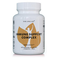Produktbild von IMMUBOO Nahrungsergänzungsmittel mit Maca, Vitalpilzextrakten, Probiotika und Ballaststoffen, 120 vegane Kapseln