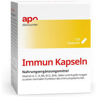Produktbild von Immun Kapseln von apodiscounter 120 Kapseln
